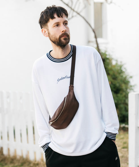 MR.OLIVE E.O.I / WATER PROOF WASHABLE LEATHER / SMALL BODY BAG ミスターオリーブ イーオーアイ/ウォータープルーフウォッシャブルレザー/スモールボディバッグ